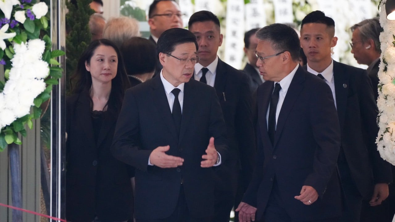 City leader John Lee joins mourners at vigil for Tung Chee-hwa
