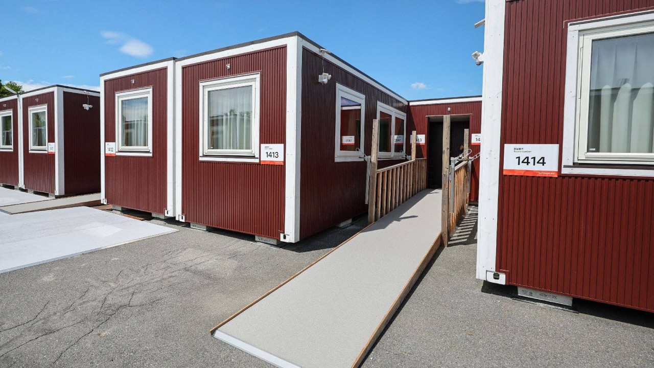 IOC president impressed by ‘beautiful’ Asian Games shipping container-style huts