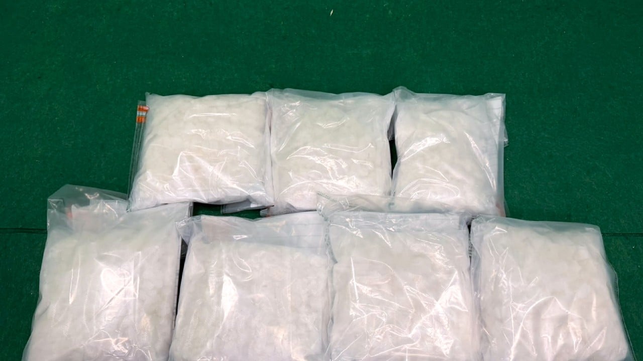 Hong Kong customs seizes 13kg of suspected ketamine at airport, man arrested