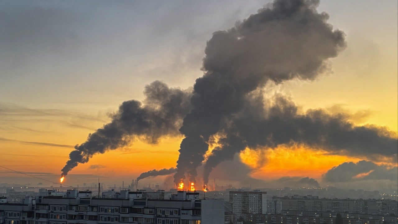 Ukraine pummels Moscow with drones on last day of Russian election