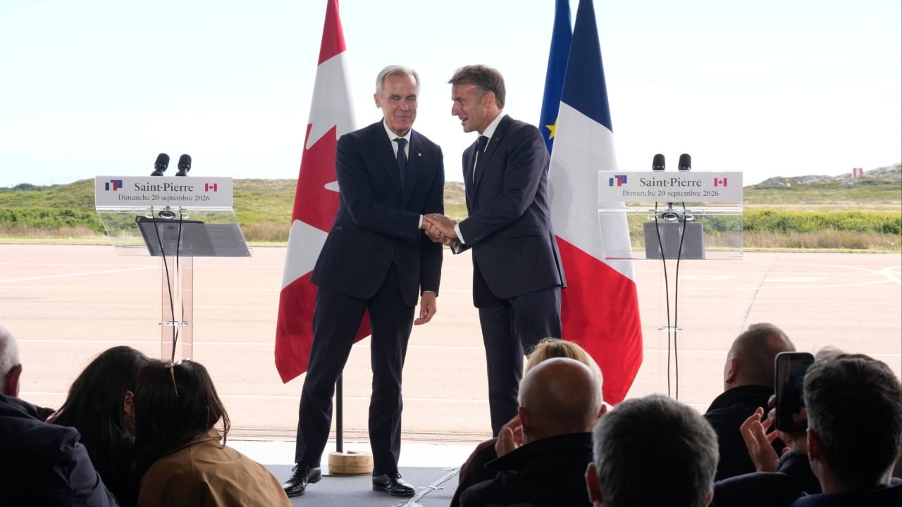 France’s Macron visits Atlantic territory as EU embraces Canada