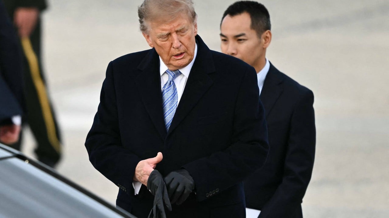 Why did Trump wear gloves to greet China’s Xi Jinping at Joint Base Andrews?