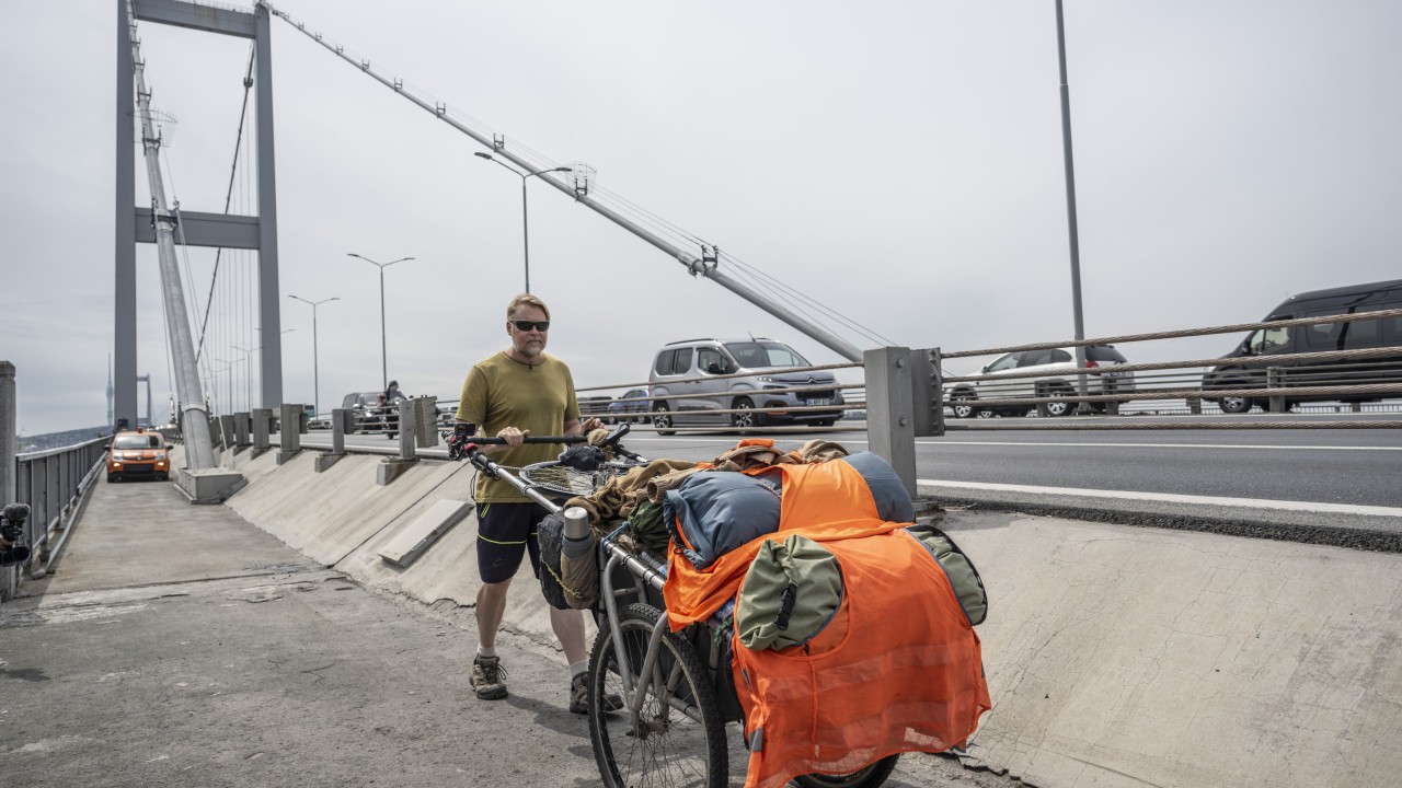 After 50,000km, British around-the-world walker faces final hurdle – at his home doorstep
