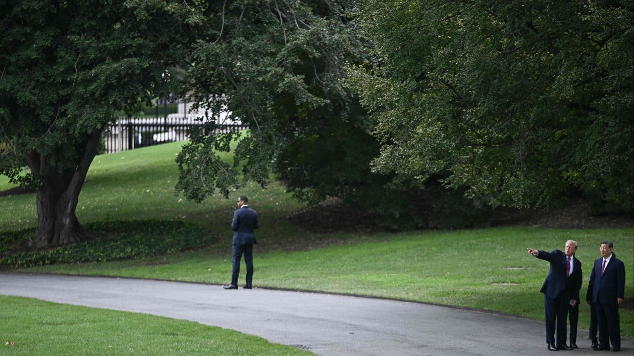 Trump shows Xi White House construction projects during Washington visit