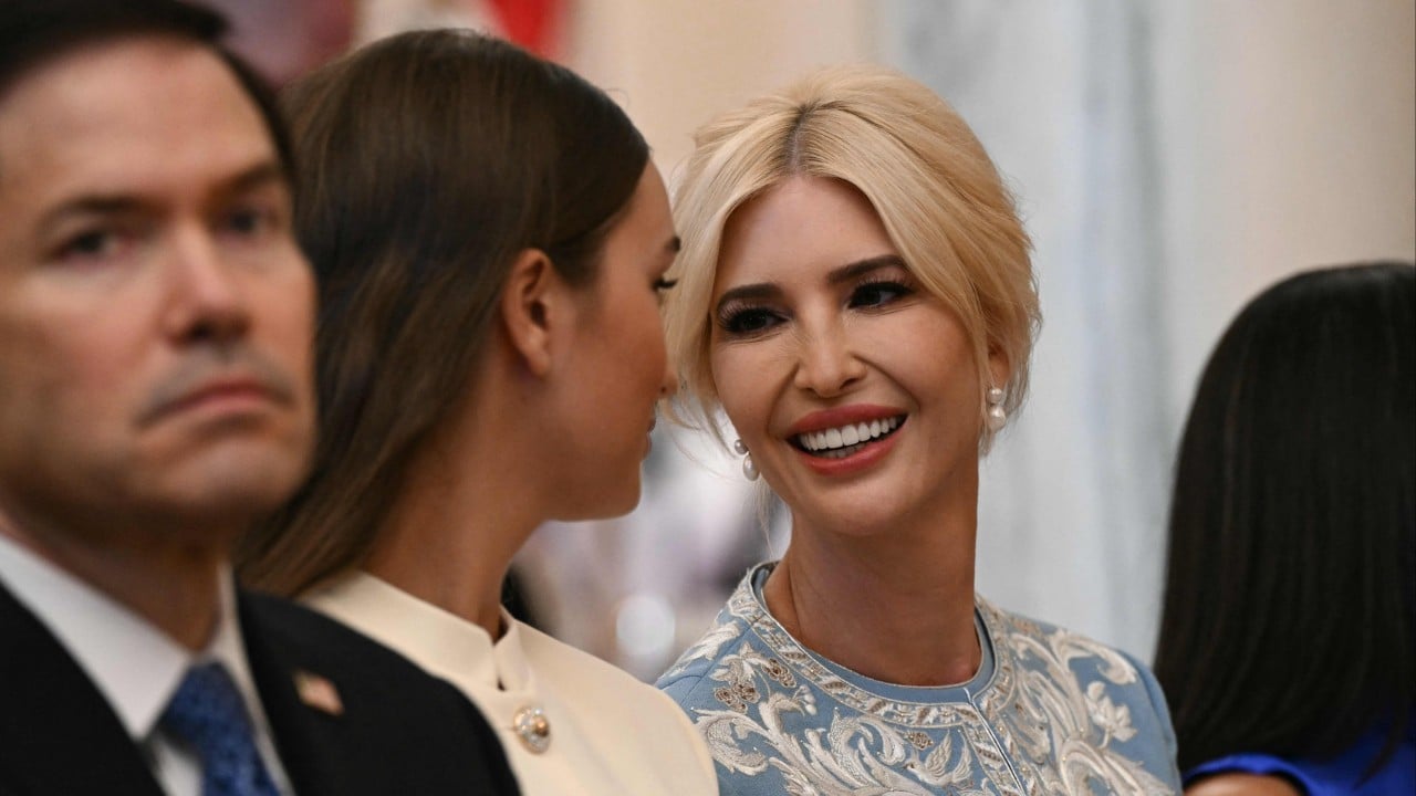 Ivanka Trump takes front-row seat to welcome Xi in dress by Chinese designer Guo Pei