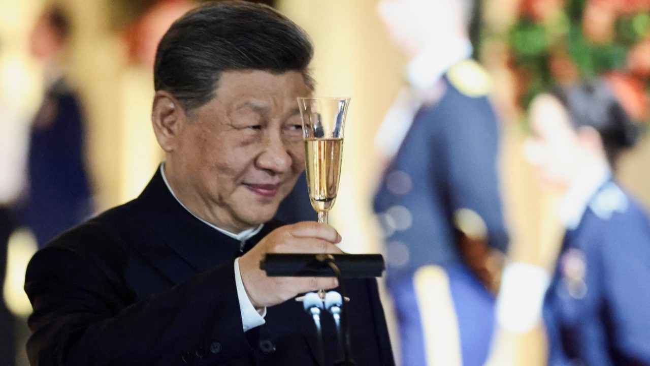 Xi begins first full day of US visit to meet Trump with White House ceremony