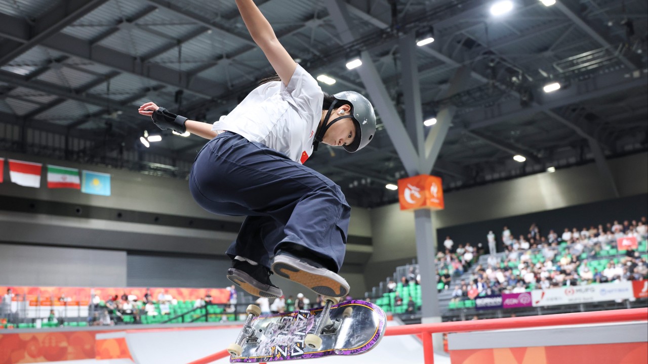 China’s Zhu Yuanling wins street skateboarding – just the latest teen winner at Asian Games