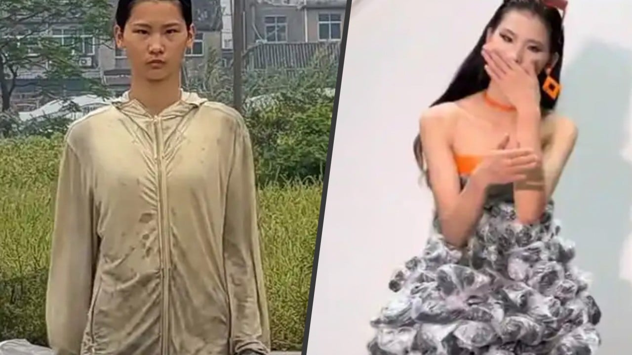 Chinese rubbish station worker scouted for striking looks refuses full-time modelling
