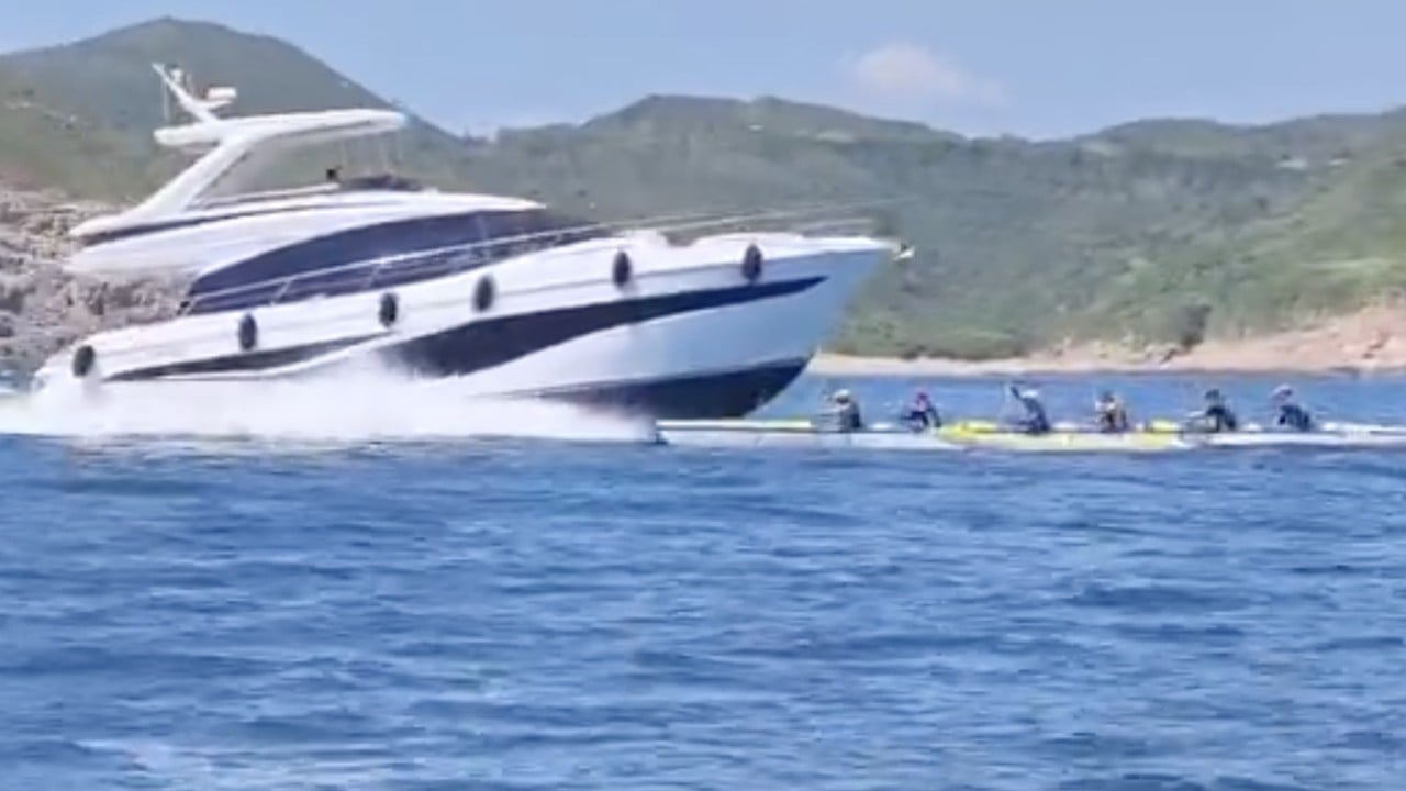 Hong Kong authorities investigate yacht that allegedly charged at boat with 6 rowers