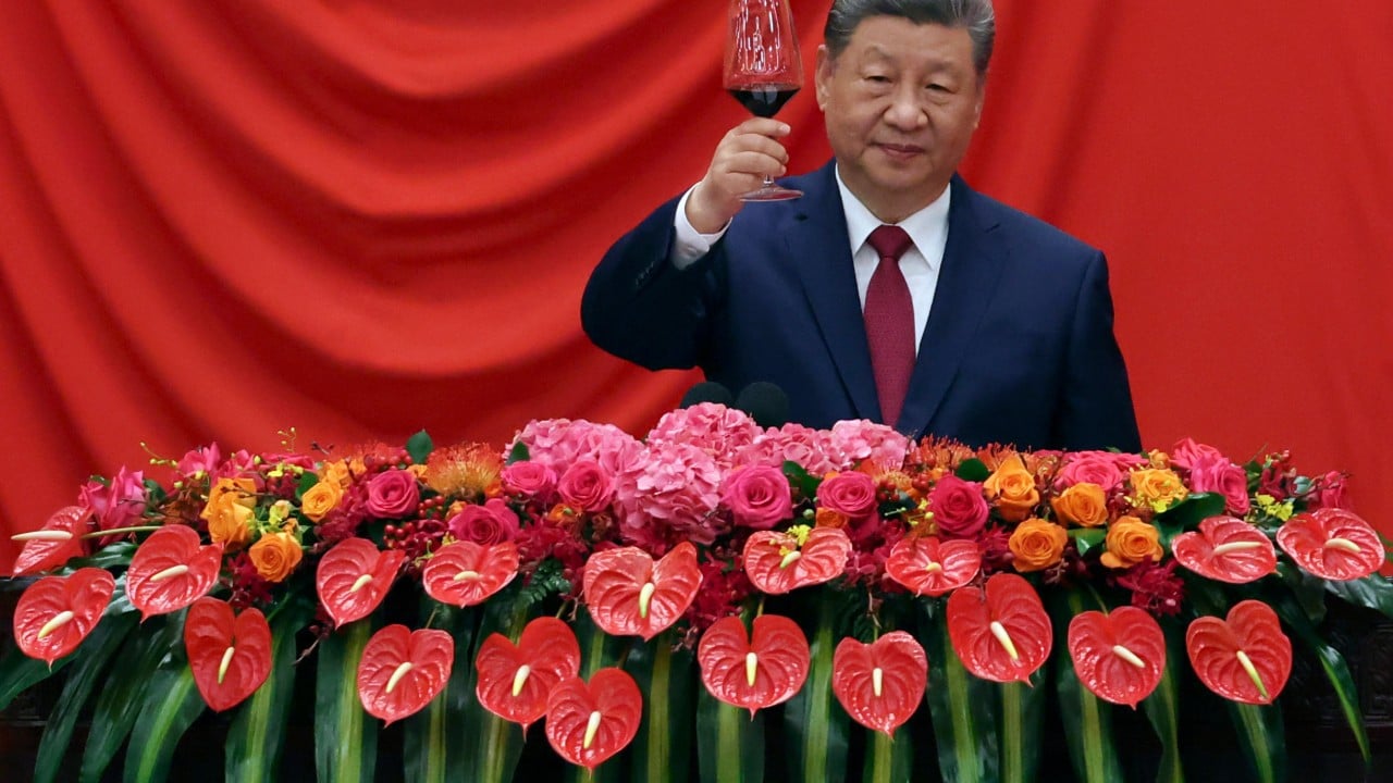 Xi projects confidence in National Day speech, with rallying call for economic growth