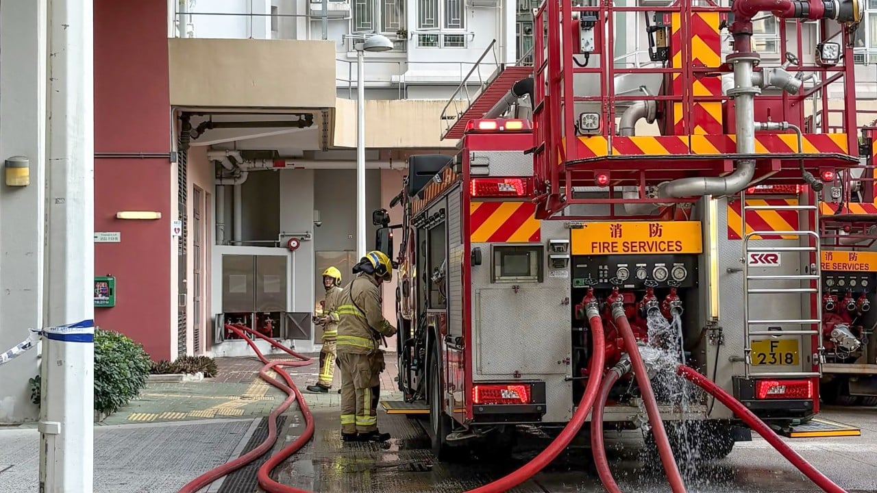 Family of 4 in hospital after fire at Sha Tin public housing estate