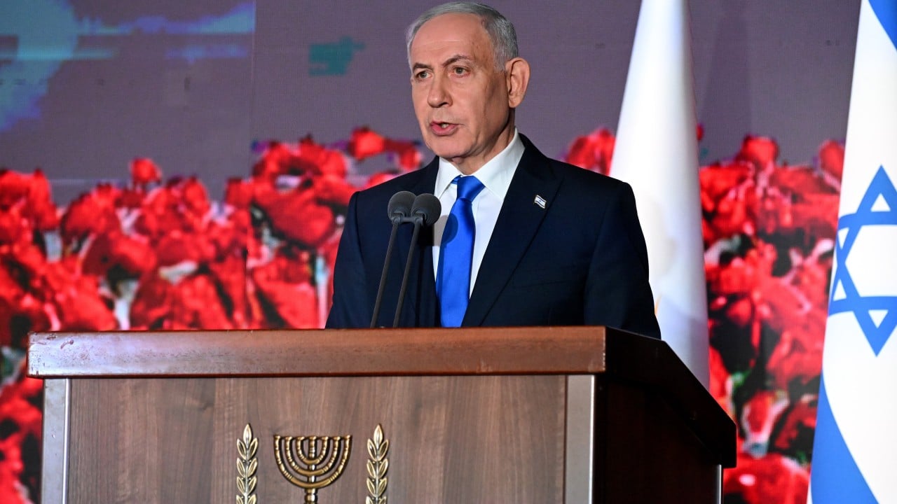 ‘There will be no Hamas rule in Gaza,’ Netanyahu vows at October 7 memorial