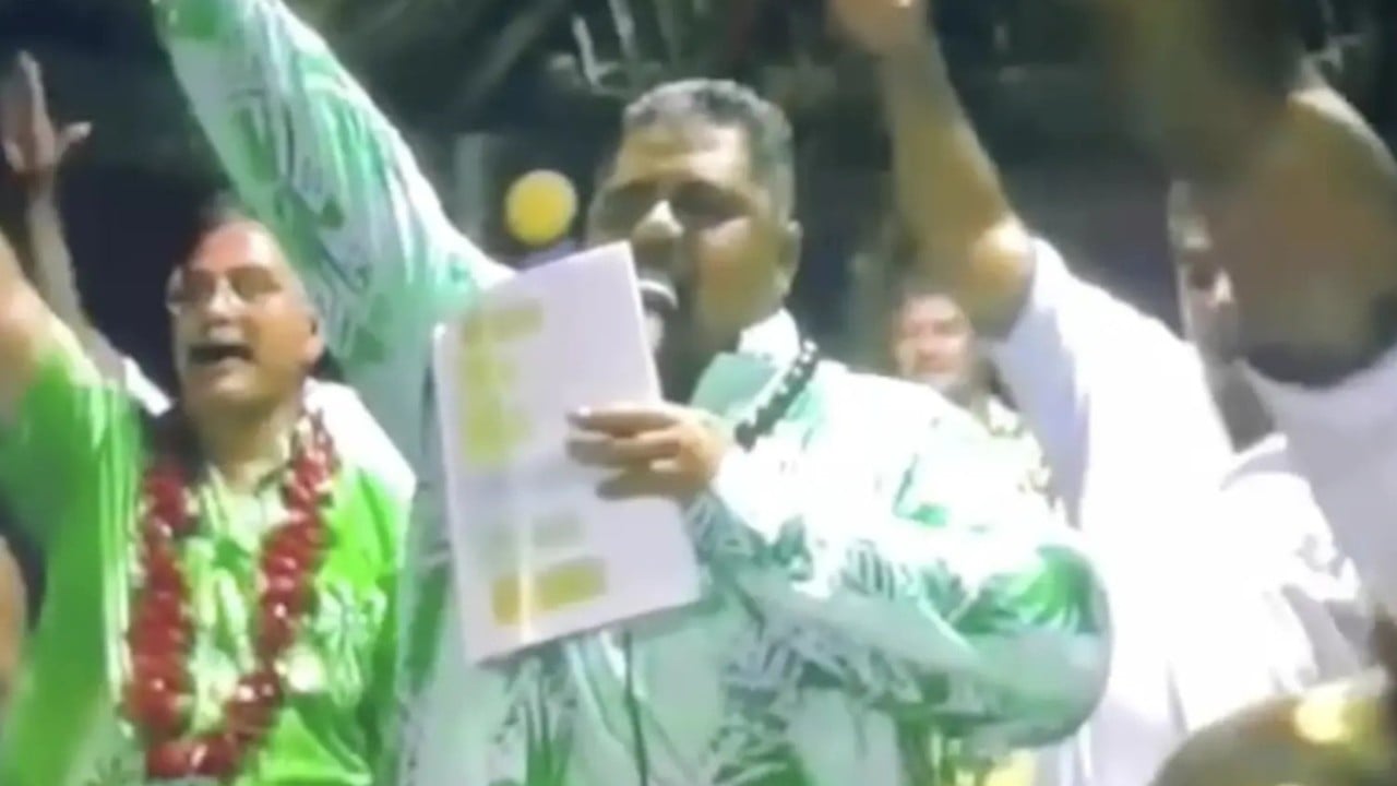 Pro-Israel Samoa prime minister apologises for Nazi gesture in leaked video