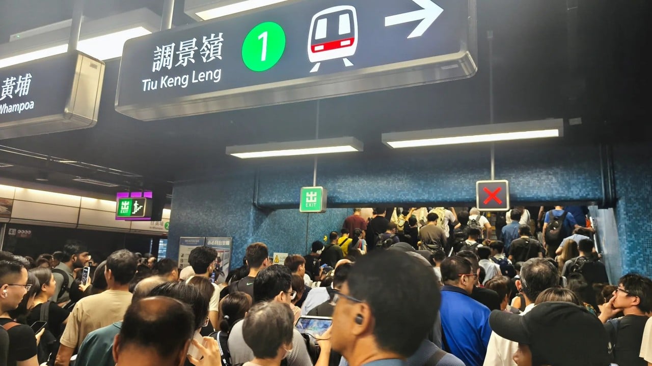 Commuters stranded as track fire disrupts MTR services in Hong Kong