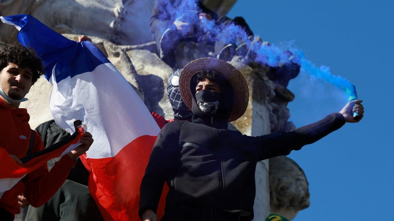 French protesters take to streets over rising prices, social strain