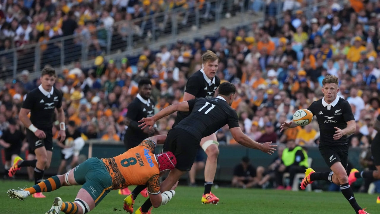All Blacks coach vows to stick to running game at World Cup after humbling Wallabies again