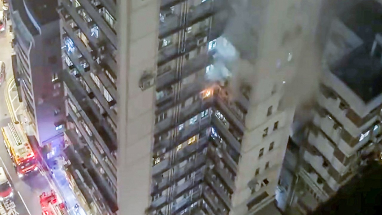 Elderly man pulled unconscious from flat after fire in Sai Ying Pun