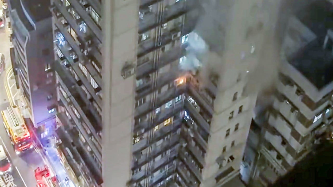 Elderly man pulled unconscious from flat after fire in Sai Ying Pun