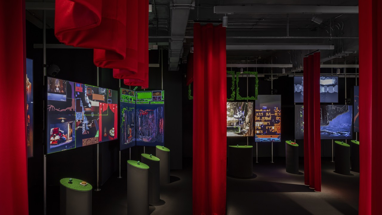 Thai artist blends history and gaming in an installation that puts visitors in control