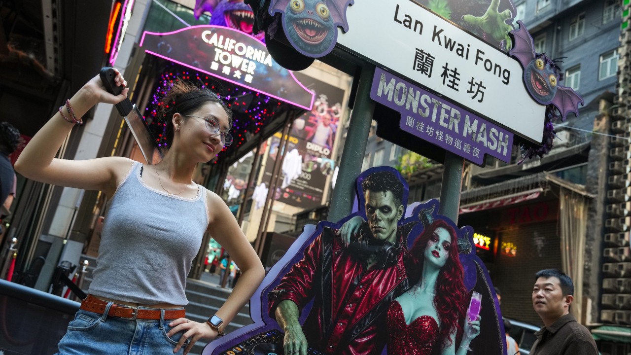 Halloween comes early to Hong Kong as festivities draw crowds, lift bar business