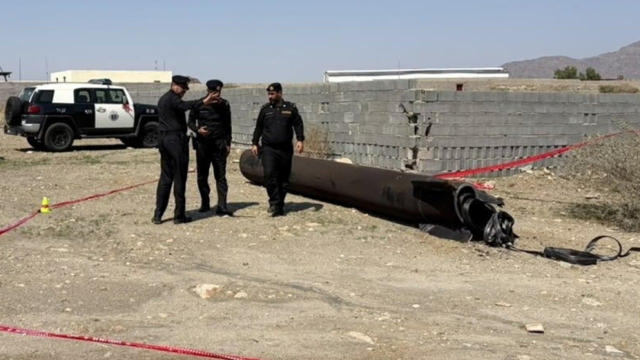 Saudi coalition intercepts missile as Houthis claim new attack on Riyadh airport
