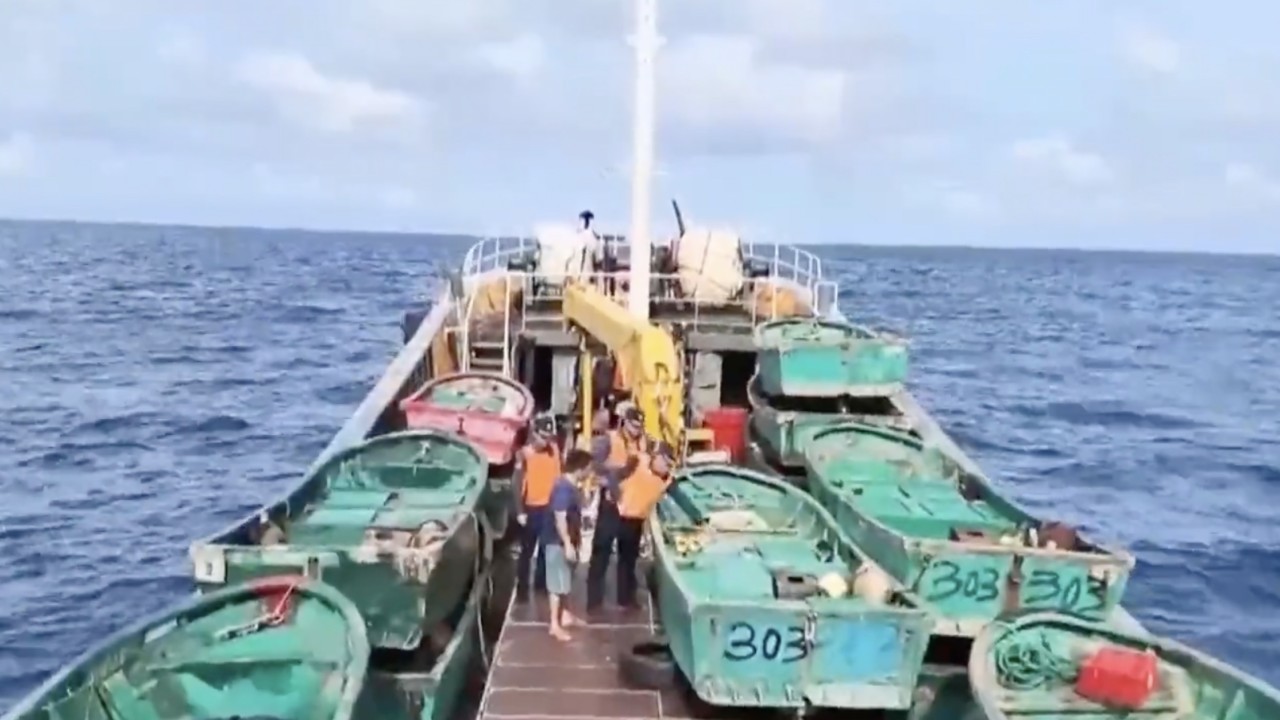 Beijing drills water cannons and drones near disputed South China Sea shoals