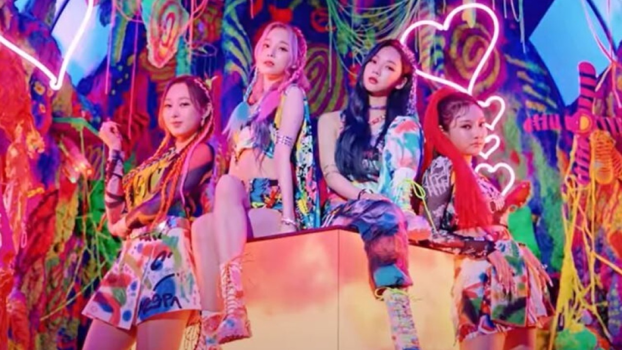 K Pop S Newest Girl Band Aespa Release Their First Music Video Black Mamba Flipboard