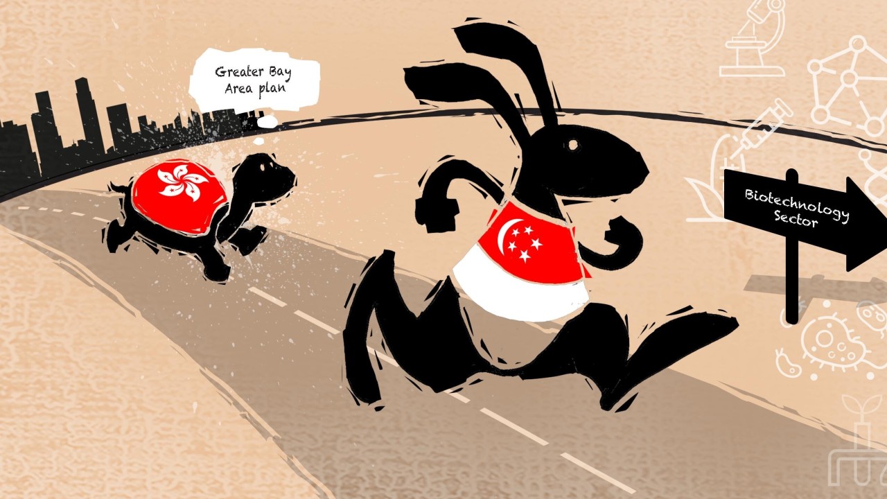Change of speed in the biotech race between Hong Kong and Singapore