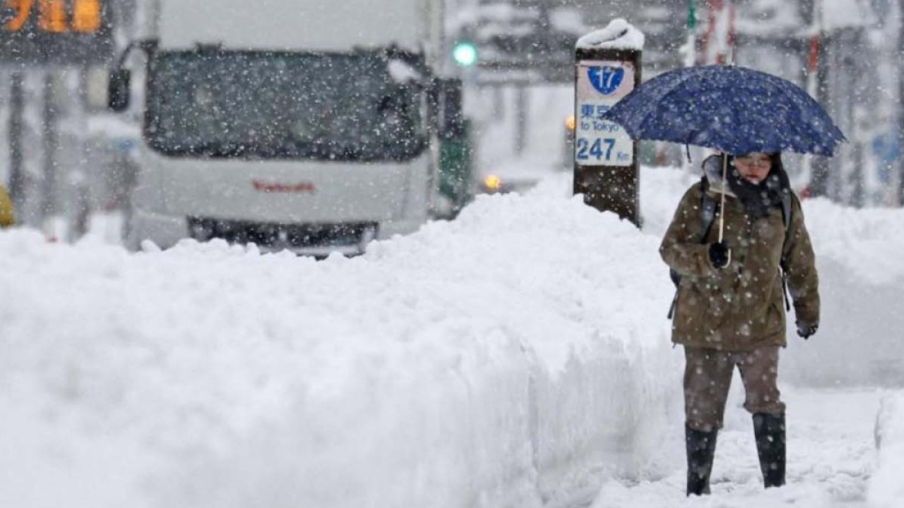 Japan shivers as ‘dramatic’ cold snap set to bring more chaos to homes, roads, crops