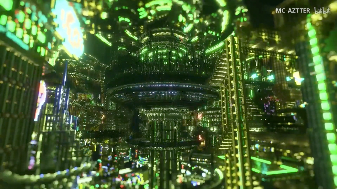 cyberpunk city minecraft