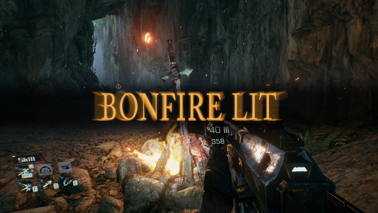 This is a reference to Dark Souls’ iconic bonfire scene. (Picture: FYQD Personal Studio)