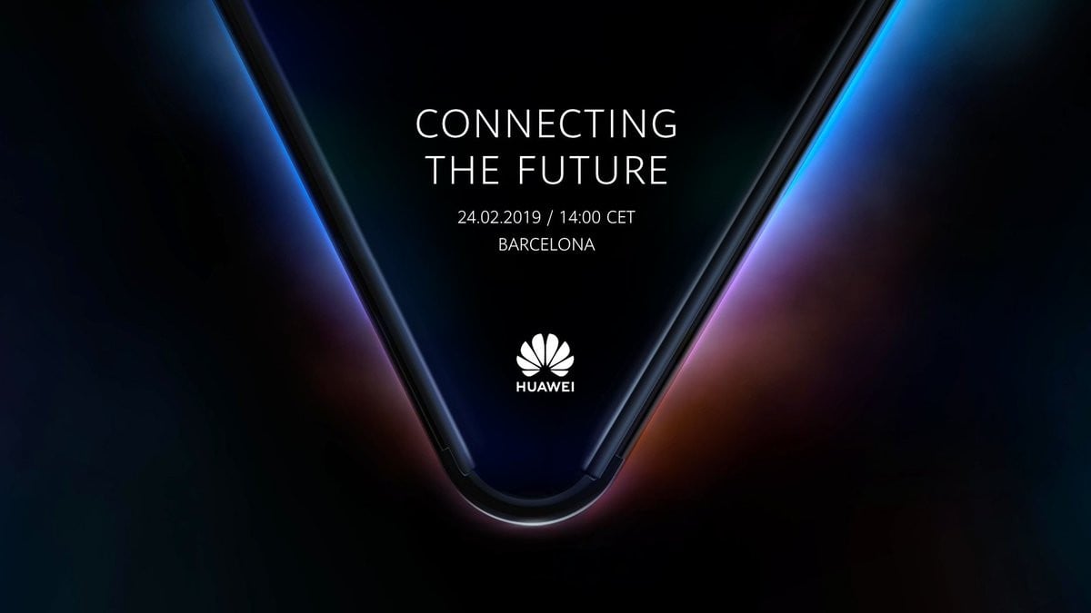 This is all what Huawei decided to Tweet to announce its bendable phone: The letter V. (Picture: Huawei)