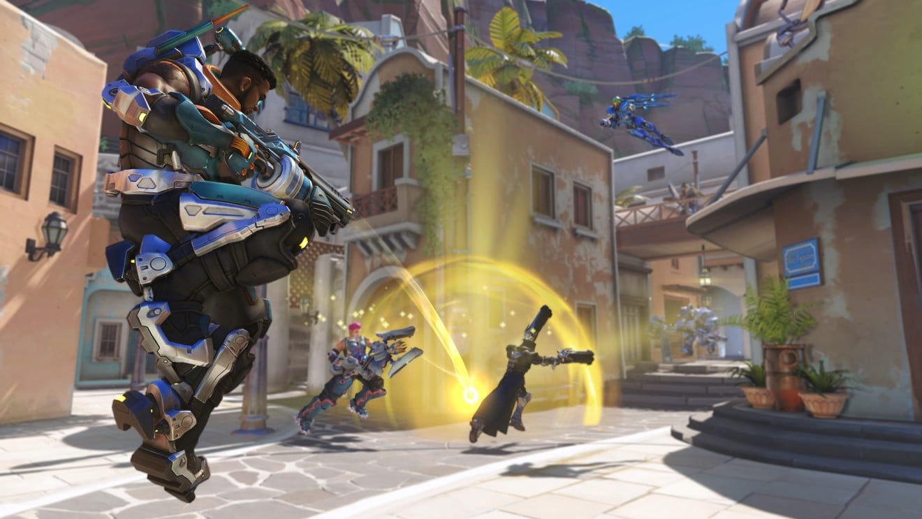 When I played with Luohai, Baptiste had only been out for a week. But Luohai knew all the ins and outs of the character. (Picture: Blizzard)