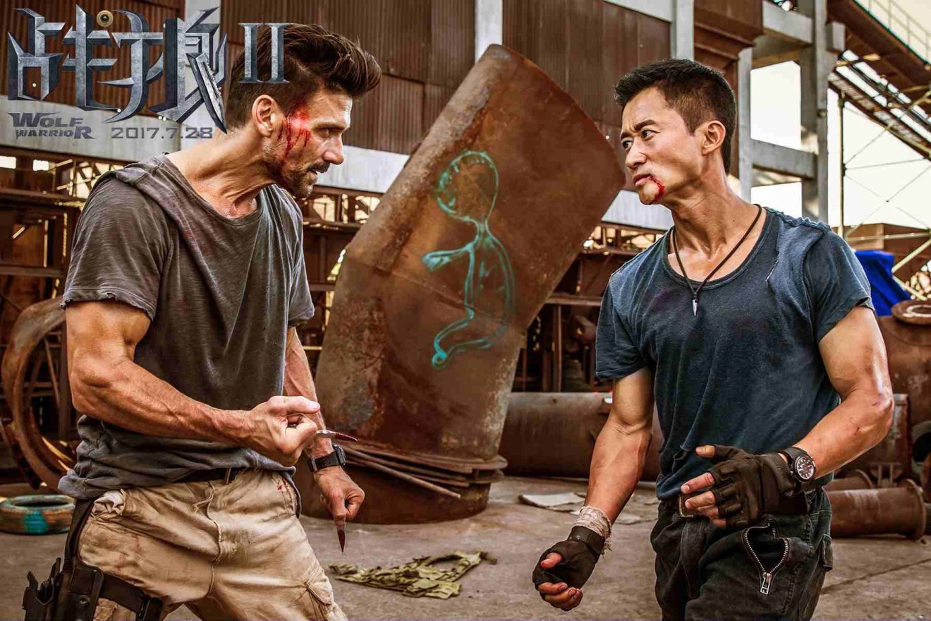 China’s Rambo or Captain China? Chinese star Wu Jing and the MCU’s Chris Evans have now both fought Frank Grillo as popular heroes. Maybe Grillo is the key. (Picture: Beijing Culture)
