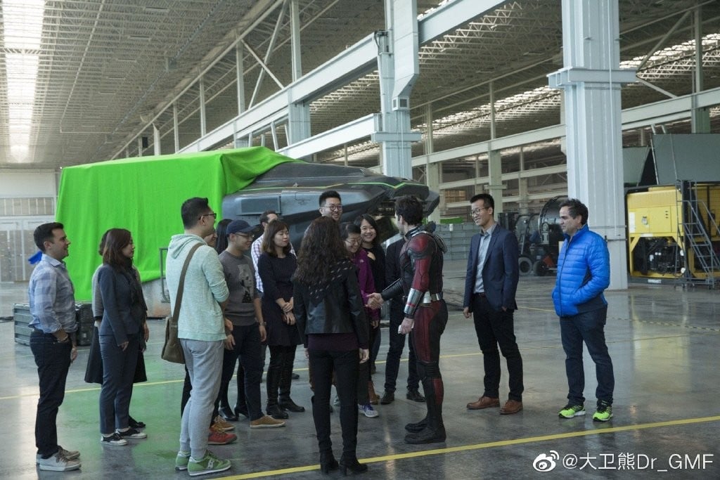 Sany and the Avengers crew signed a confidentiality agreement so it didn’t generate any buzz before the release of Endgame. (Picture: DaweixiongDr_GMF/Weibo)