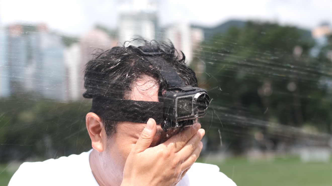 This is how adults test their waterproof cameras. (Picture: Chris Chang/Abacus)
