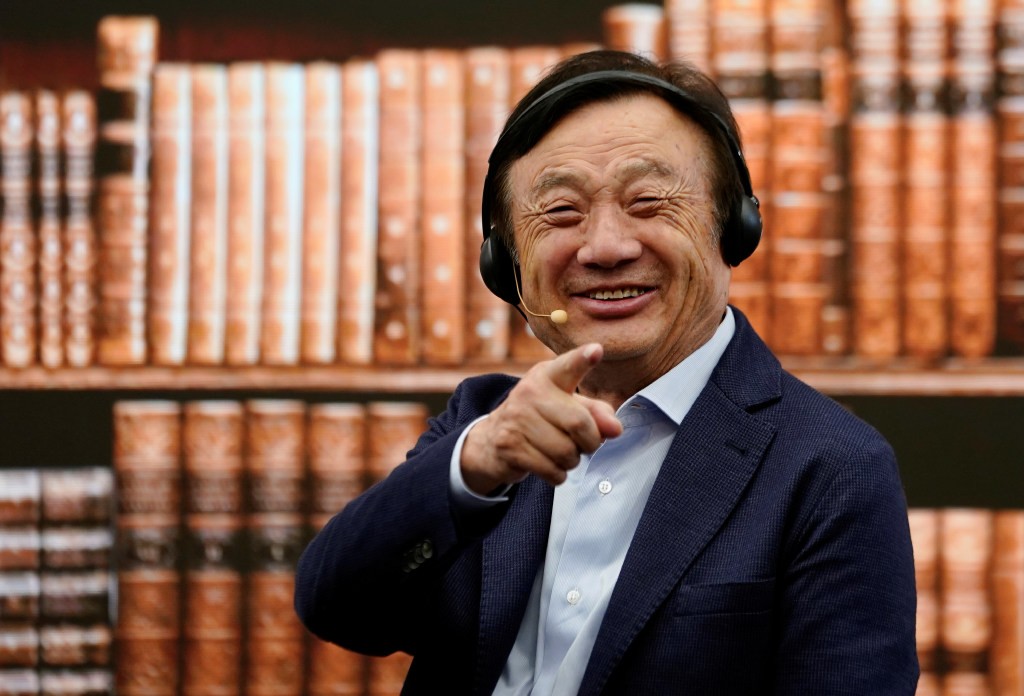 Huawei founder Ren Zhengfei said the company needs to be restructured for a "painful long march" as tensions between China and the US continue. (Picture: Aly Song/Reuters)