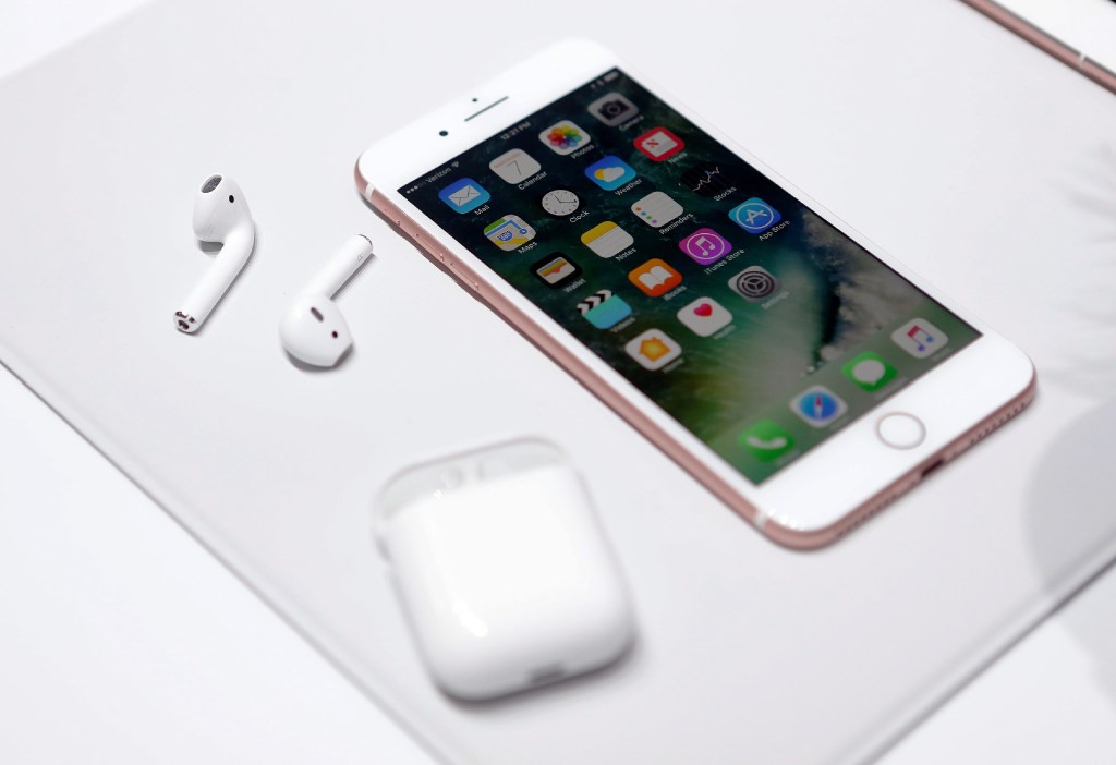 Apple's AirPods have grown in popularity in the US over the last year, but now they're set to get more expensive under the latest round of tariffs from the Trump Administration. (Picture: Beck Diefenbach/Reuters)