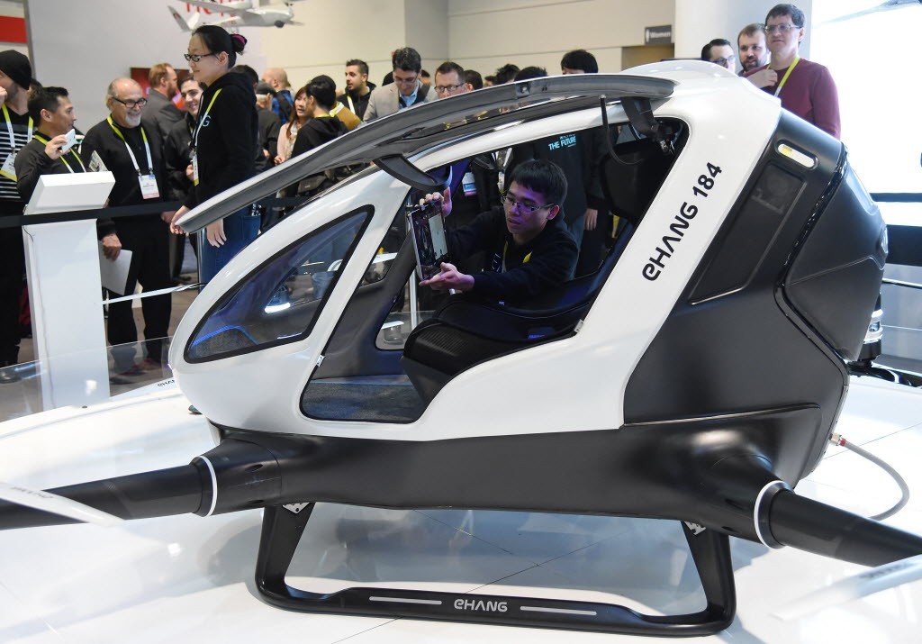 Here's what it's like to ride in EHang's flying taxi - EHang has been teasing autonomous ...