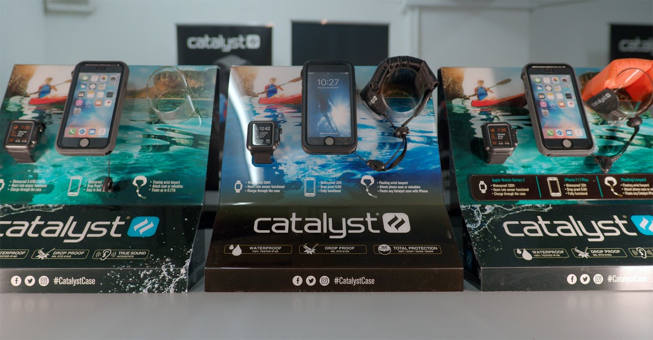 Catalyst cases for different iPhone and Apple Watch models. (Picture: Chris Chang/Abacus)