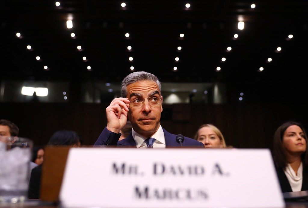 David Marcus, head of Calibra at Facebook, waits for the start of a Senate Banking Committee hearing in Washington, D.C. in July 2019. (Picture: Bloomberg)