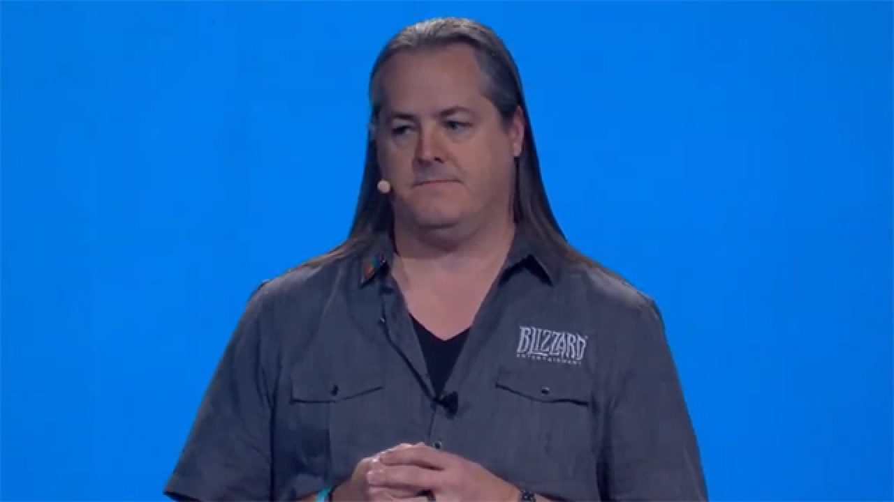 Blizzard President J. Allen Brack made a statement before he kicked off BlizzCon 2019. (Picture: Blizzard)