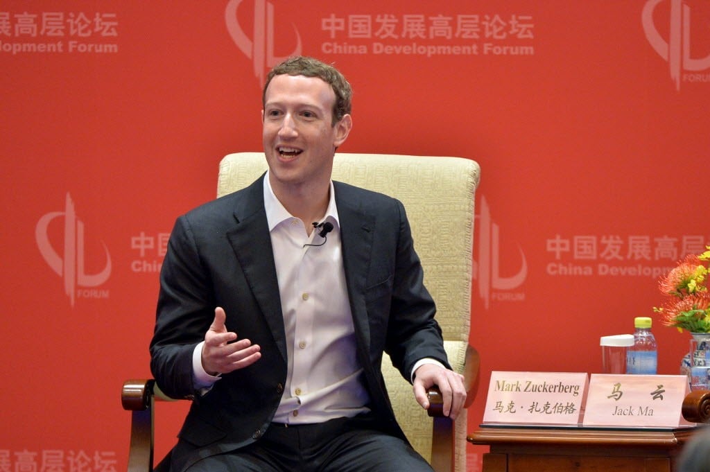 Mark Zuckerberg attends the Economic Summit of China Development Forum 2016 in Beijing. (Picture: Xinhua)