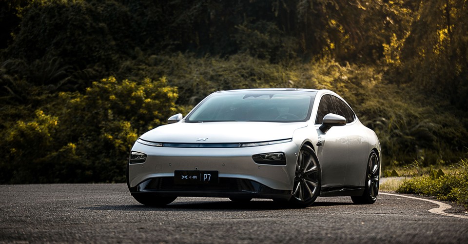 The P7, which started pre-orders on Sunday at Auto Guangzhou 2019, takes cues from the streamlined, futuristic design of Tesla’s Model S. (Picture: Xpeng)