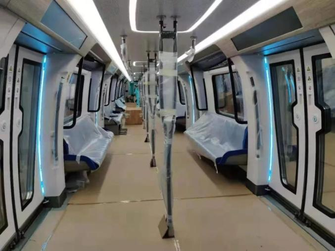 The government hasn’t said when the trains will be rolled out publicly. (Picture: Guangzhouzengchengfabu/WeChat)