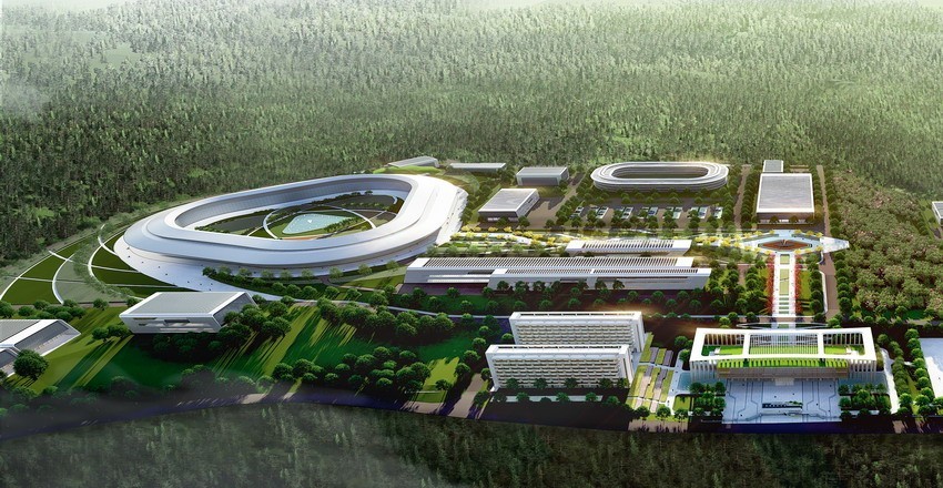 A “paradise for physicists,” the EEIC’s first stage is supposed to cost US$230 million. The entire price of the project is still unclear. (Picture: Institute of Modern Physics, Chinese Academy of Sciences)