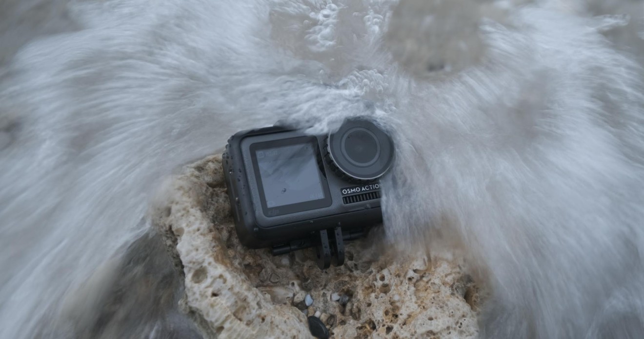 The Osmo Action is seriously waterproof! (Picture: Chris Chang/Abacus)