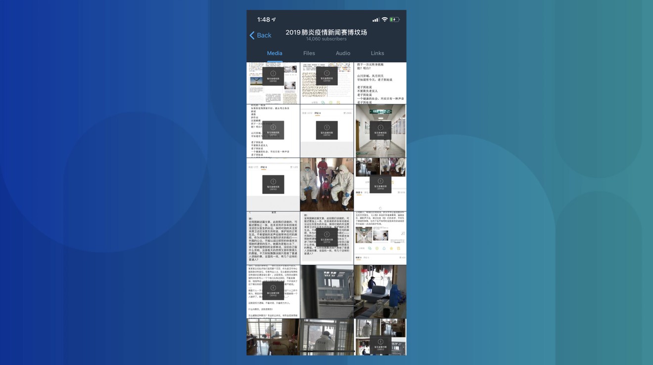 Screenshots of posts censored on Chinese social media can be found in the Telegram channel. (Picture: 2019 pneumonia outbreak news cyber graveyard/Telegram)