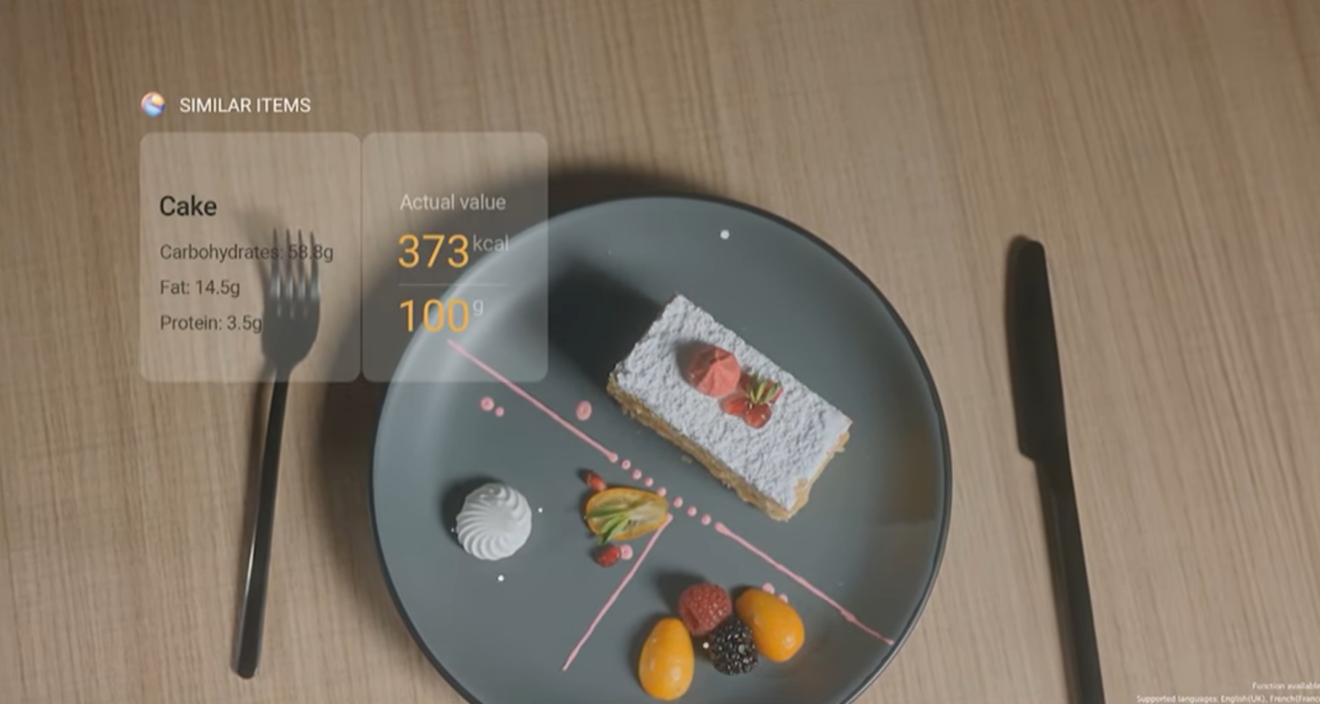 Celia must be disappointed I’m eating cake again. (Picture: Huawei)