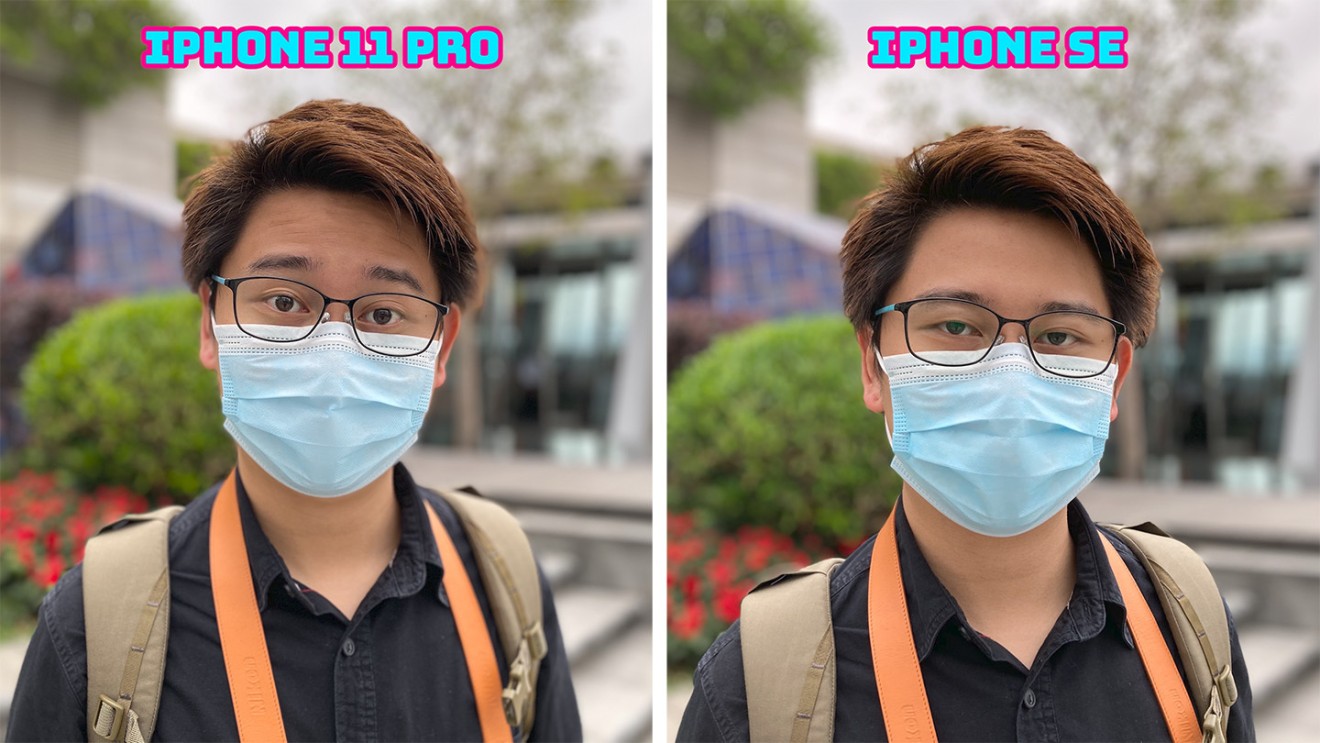Portrait mode comparison.